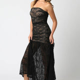 Olivaceous - Jenna Lace Dress