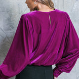 IT'S YOUR TIME VELVET TOP, Flying Tomato