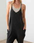 Le Lis Waffle Knit Side Pocket Jumpsuit