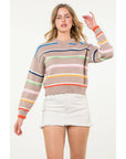 THML - Striped Knit Sweater