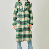 *preorder* Mystree Plaid Long Coat