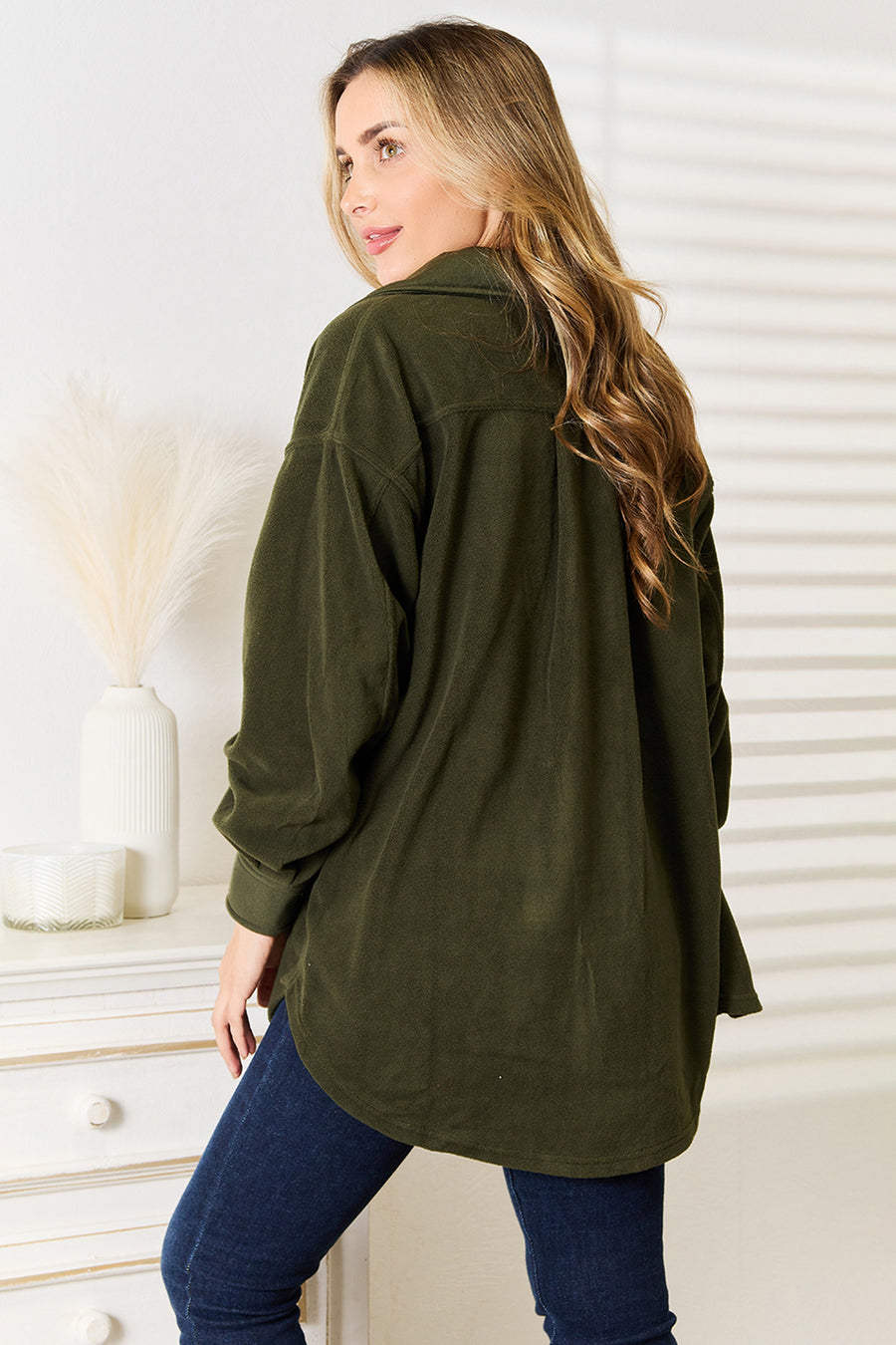 Heimish Cozy Girl Plus Size Button Down Shacket