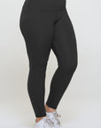 Yelete Full Size Fleece Lined High Waisted Leggings