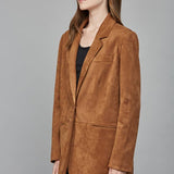FATE - Faux Suede Relaxed Fit Blazer