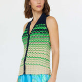 Current Air - Chevron Stripe Knit Vest