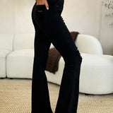 Judy Blue High Waist Distressed Flare Jeans