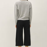 Be Cool - V-NOTCH STITCH CREW NECK SWEATER