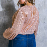 HOPE YOU REMEMBER SEQUIN TOP, Flying Tomato (online only)