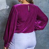 IT'S YOUR TIME VELVET TOP, Flying Tomato