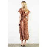 THML - Short Sleeve Polka Dot Dress