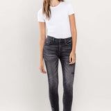 Lovervet Raw Hem Cropped Skinny Jeans (online only)