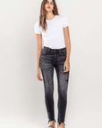 Lovervet Raw Hem Cropped Skinny Jeans (online only)