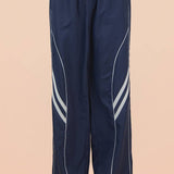 VERY J -Wide Leg Track Pants W/ Piping Detail