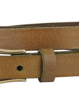 Most Wanted USA - Basic Skinny Equestrian Buckle Leather Belt