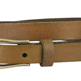 Most Wanted USA - Basic Skinny Equestrian Buckle Leather Belt