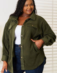 Heimish Cozy Girl Plus Size Button Down Shacket