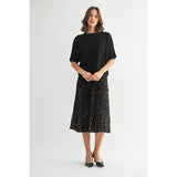 FUN2FUN - POLKA DOT PLEATS SKIRT