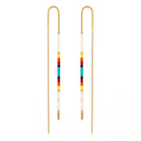 Amano Studio - Miyuki Seed Bead Threader Earrings