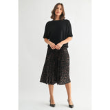 FUN2FUN - POLKA DOT PLEATS SKIRT