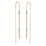 Amano Studio - Miyuki Seed Bead Threader Earrings