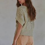 By Together CALI CROCHET TOP