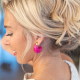 Accessory Jane - Lacquered Teardrop Earrings in Black
