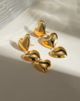 Stainless Steel Heart Earrings