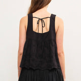 Mustard Seed - TIE FRONT EYELET TOP and Skirt Set