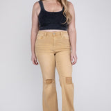 Plus Size High Rise Flare Jeans, Vervet by Flying Monkey