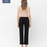 Vervet by Flying Monkey - Plus Size High Rise Ankle Straight Jeans