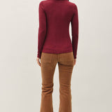 Be Cool - Modal Classic Ribbed Longsleeve Henley Basic Top