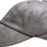 KBETHOS - SUEDE BASEBALL CAP Taupe