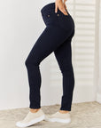 Judy Blue Garment Dyed Tummy Control Skinny Jeans (Plus size only)