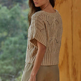 By Together CALI CROCHET TOP
