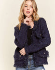 ADORA LA - LUREX TWEED SWEATER BLAZER