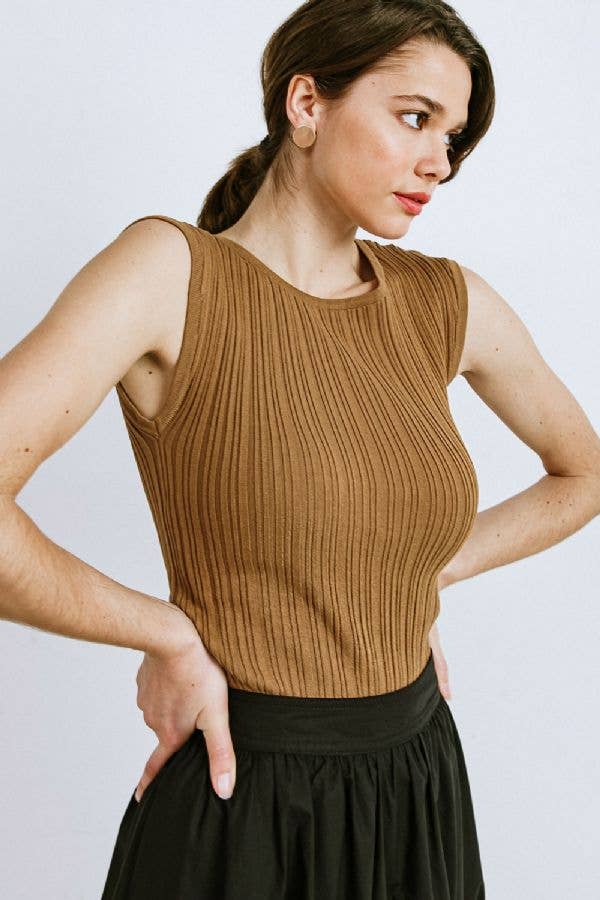 Ribbed Knit Top, by Flying Tomato & Free Market