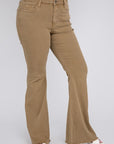 Plus Size High Rise Super Flare Jeans, Vervet by Flying Monkey