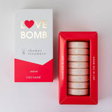 Chez Gagné - Love Bomb Shower Steamers - Santal - Set of 8 Tabs