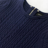Current Air - Embellished Cable Knit Sweater