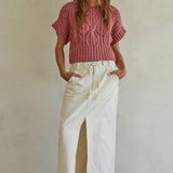 By Together CALI CROCHET TOP