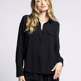 Weekend Los Angeles - Collared Button Down Shirt - JANESSA SHIRT