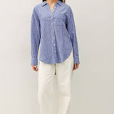 Be Cool - COTTON LINEN BLEND LONG SLEEVE BUTTON UP SHIRT