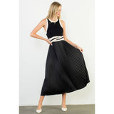 THML - Sleeveless Mixed Media Dress