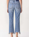 Lovervet High Rise Distressed Straight Jeans