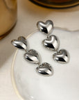 Stainless Steel Heart Earrings