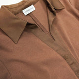 Current Air - Ribbed Knit Collared Top