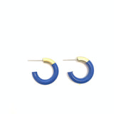 Accessory Jane - Sm LIZ Hoops In Royal Blue