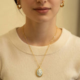 Amano Studio - Seahorse Vintage Cameo Necklace