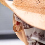 Amano Studio - Large Vintage Hammered Hoops