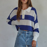 By Together | Knit Sweater Cotton Acrylic Collar Neck Top